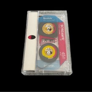 Vintage Scotch Scream’R Cassette Tape. Rare, Mystery Contents 80s 90s In Case